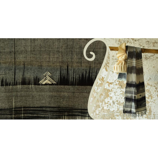 Treasures of travel ~ Handwoven Cotton stole { 8 }